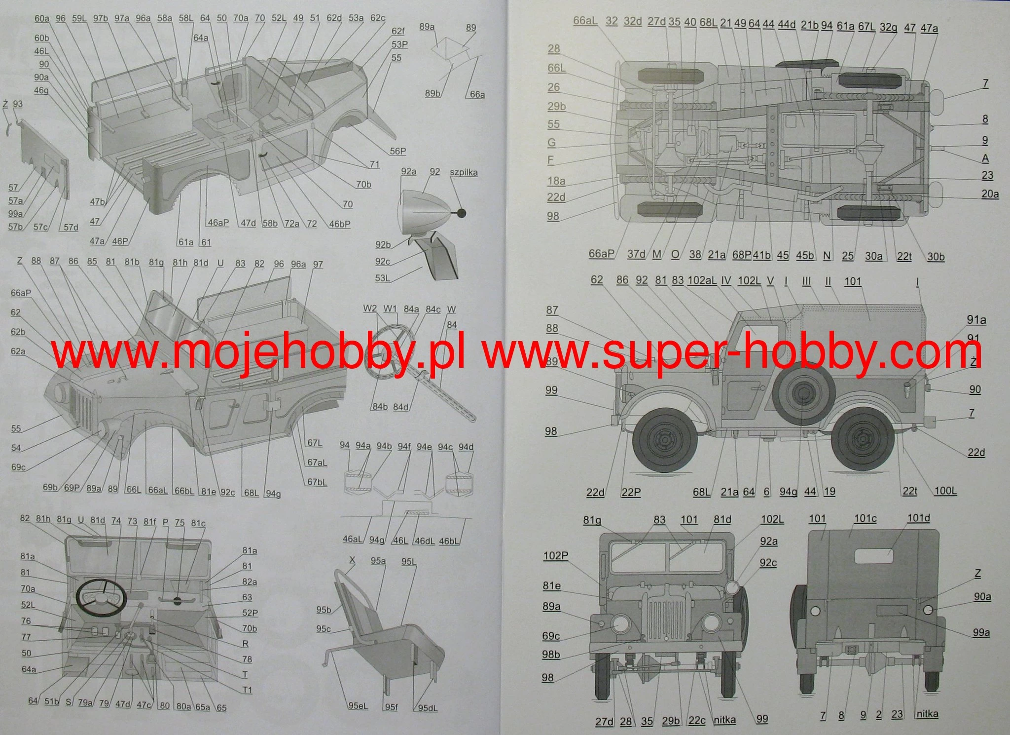 Modelik 13_11 GAZ-69M - Rosyjski Samoch贸d Osobowo-terenowy - Image 8