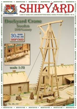 DISCONTINUED ShipYard MKL010 Dockyard Crane - Sweden XVII Century