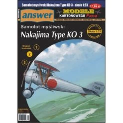 Answer MKF7-8-2007 Samolot Myśliwski Nakajima Type KO3