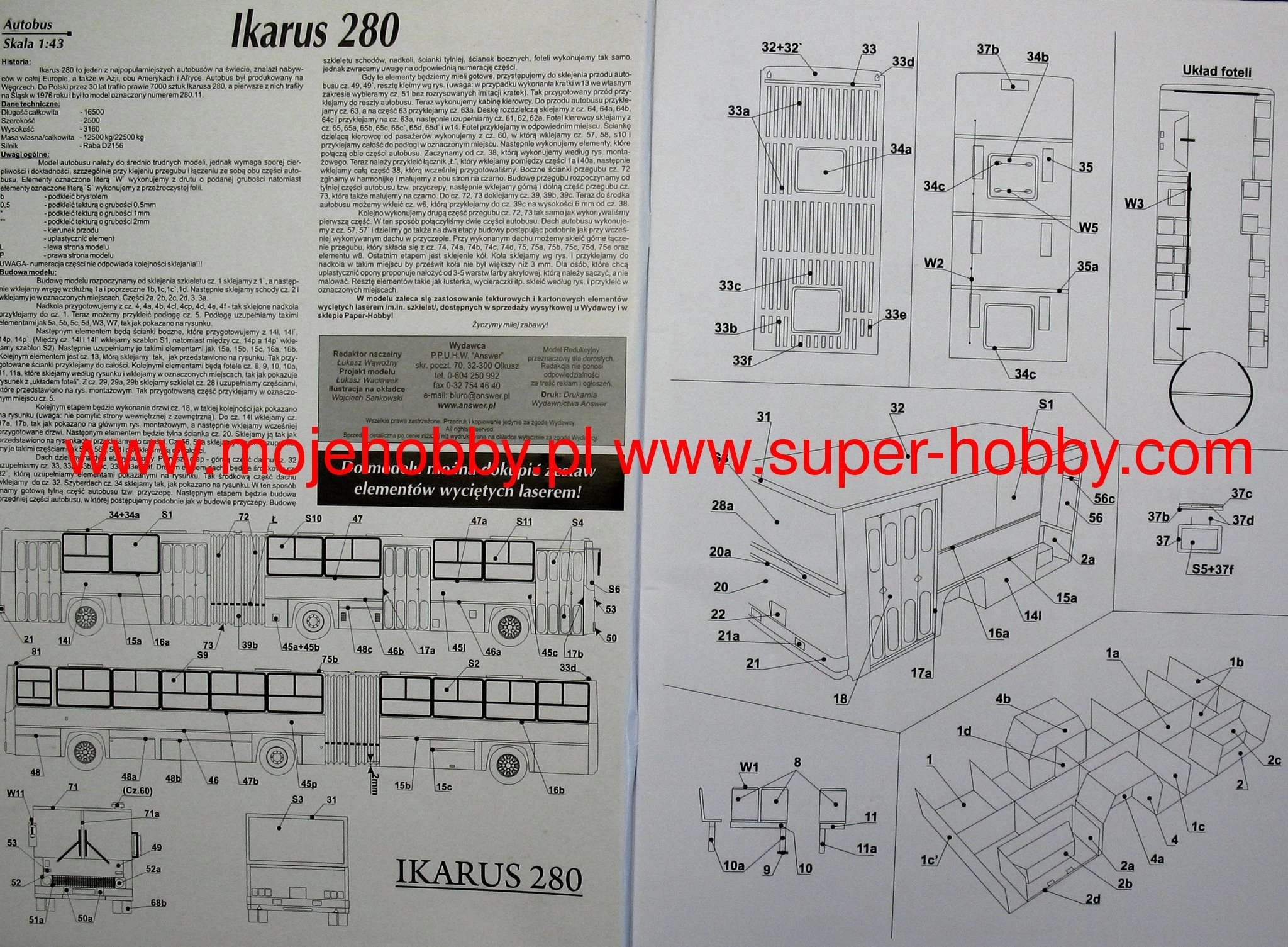 Answer ET1-2009 Autobus Przegubowy Ikarus 280 - Image 6