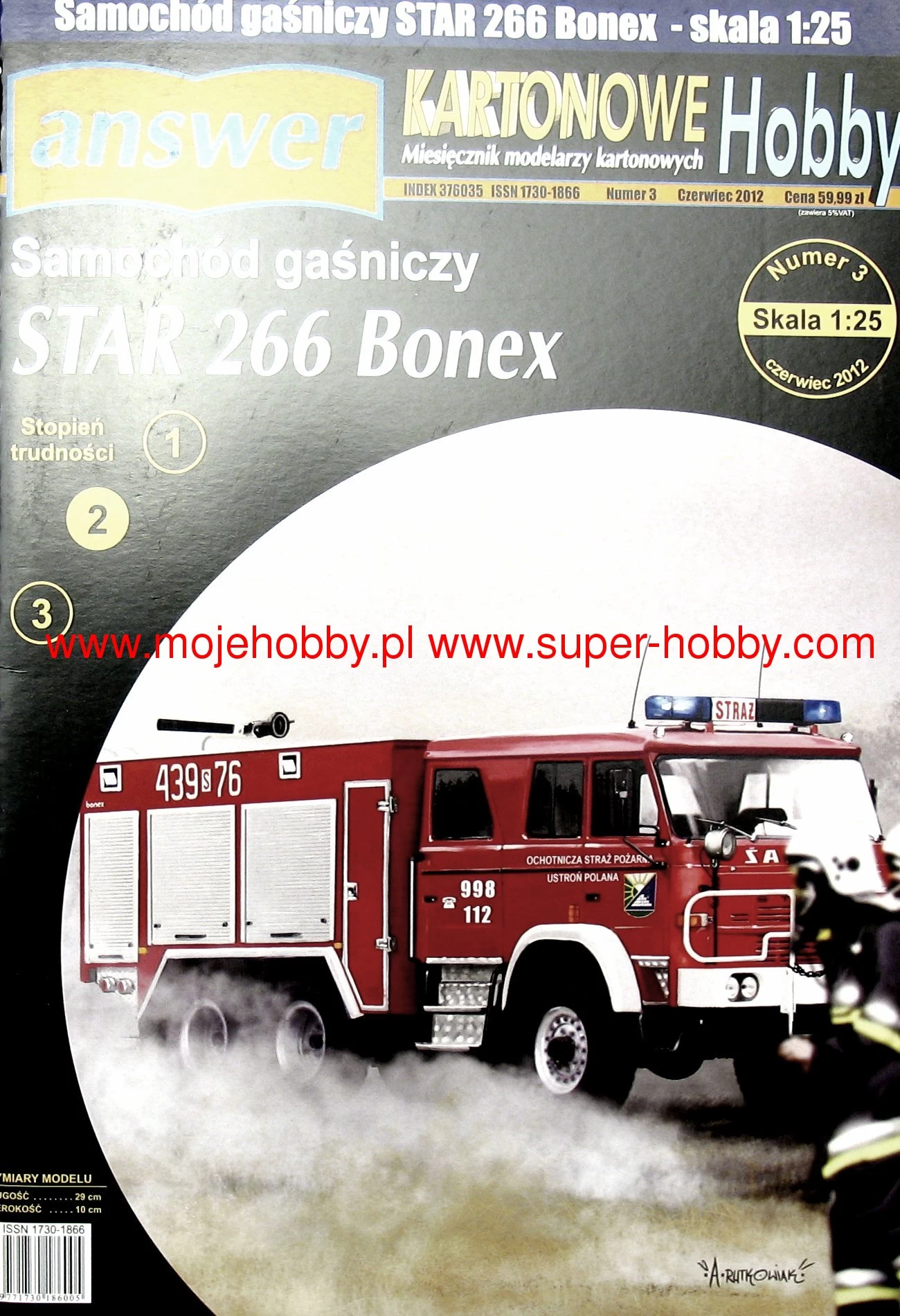 Answer KH6-2012 Samoch贸d Ga艣niczy STAR 266 Bonex - Image 2