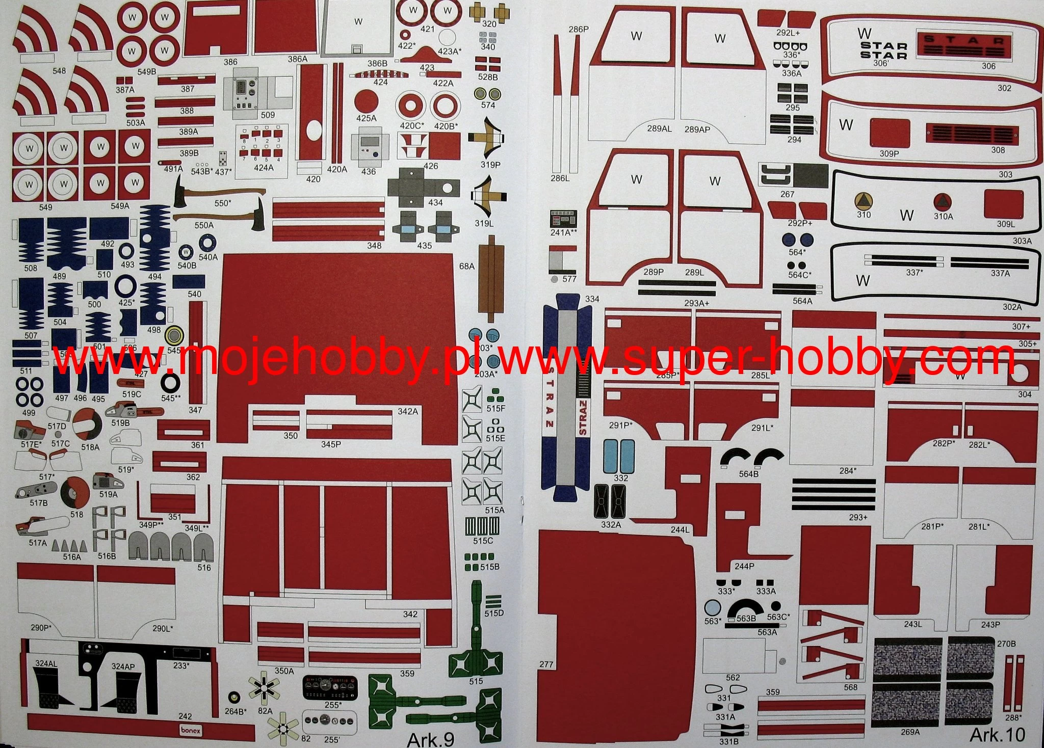 Answer KH6-2012 Samoch贸d Ga艣niczy STAR 266 Bonex - Image 6