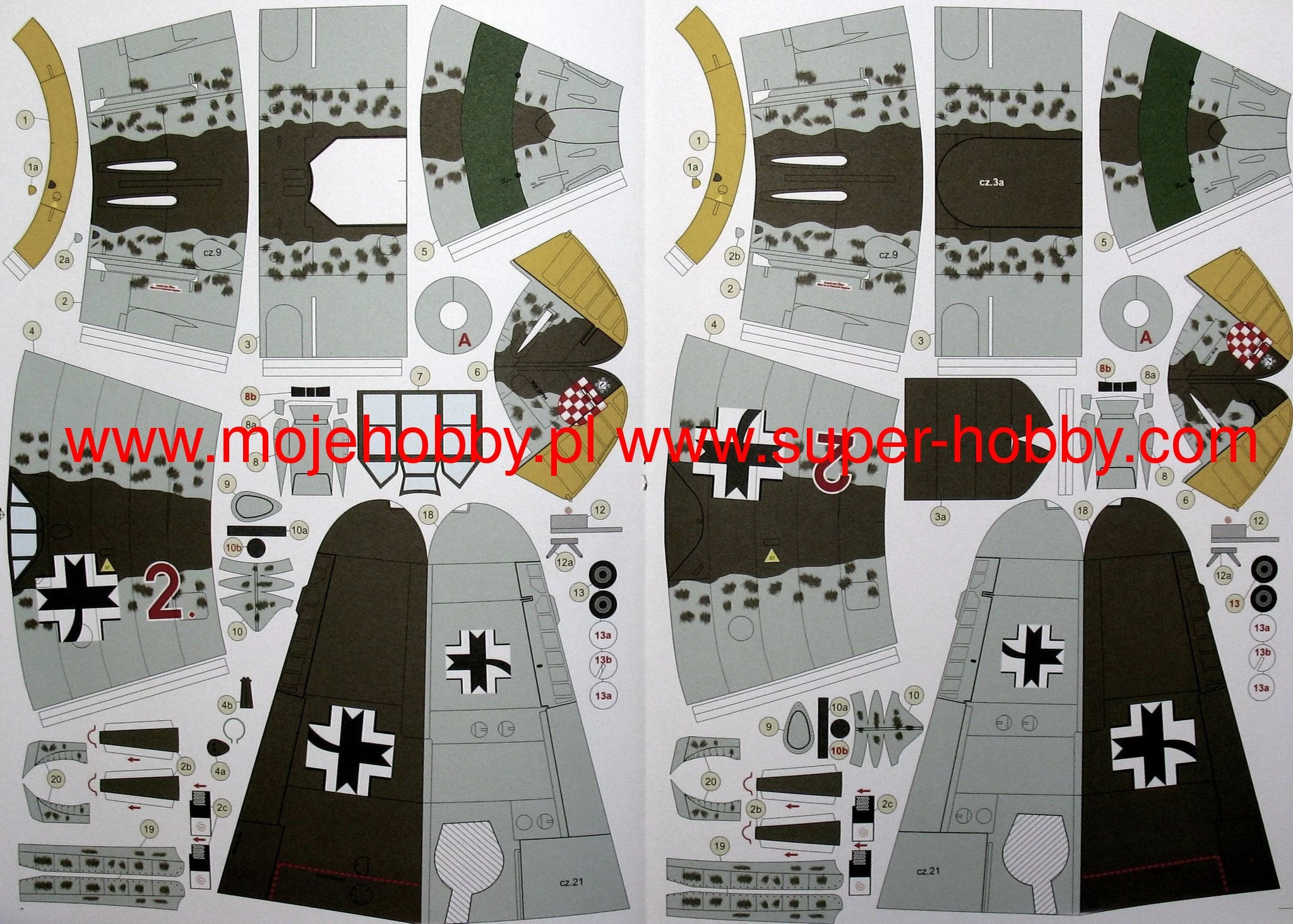 Answer MKF1-2-2003 Niemiecki Samolot MyĆliwski Messerschmitt Me-109Z - Image 6