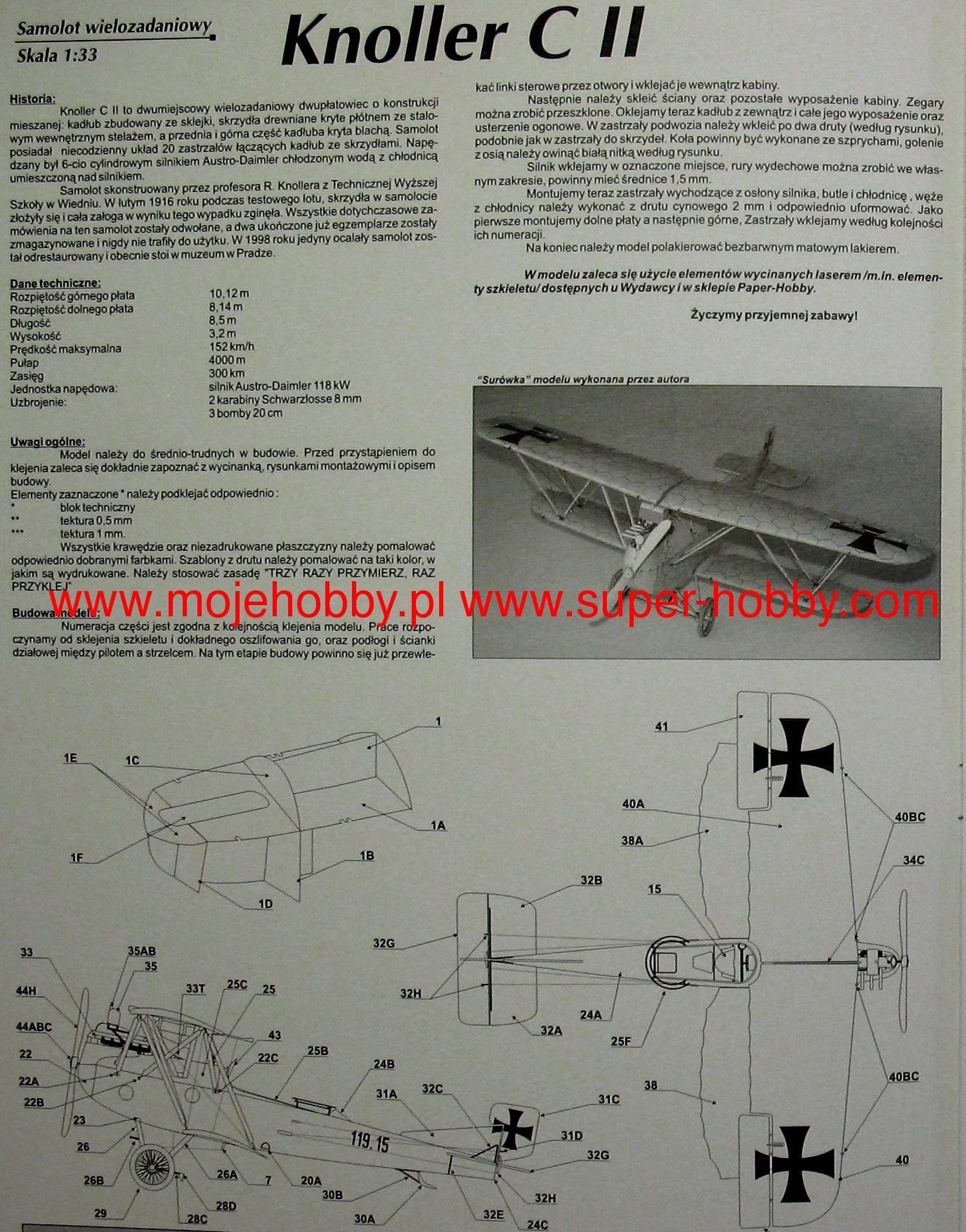 Answer MA3-2006-04 Samolot Wielozadaniowy Knoller C II - Image 3