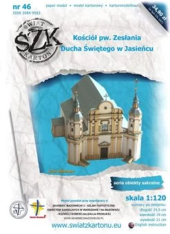 Świat Z Kartonu 046 Kościół Pw. Zesłania Ducha Świętego W Jasieńcu