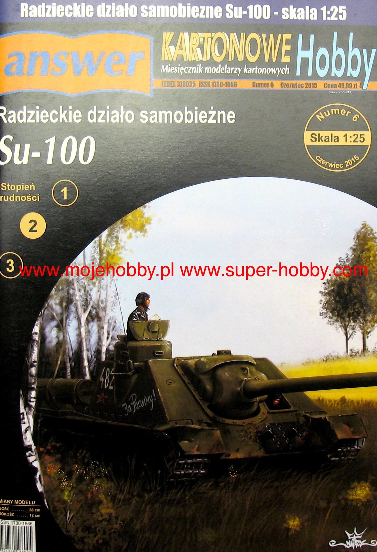Answer KH6-2015 Radzieckie Działo Samobieżne Su-100 - Image 2