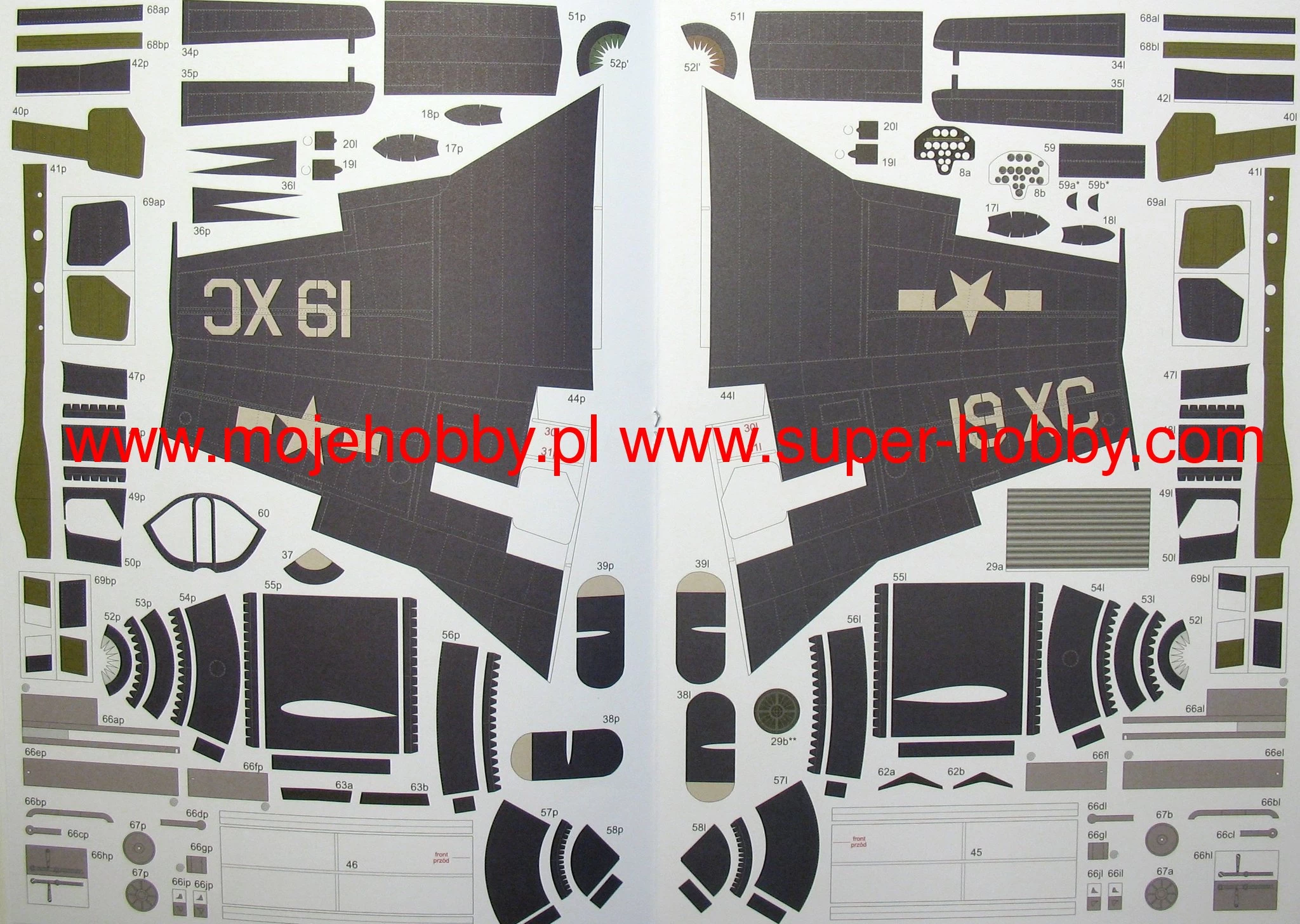 Answer KH8-2015 Amerykański Myśliwiec Vought F6U-1 Pirate - Image 7