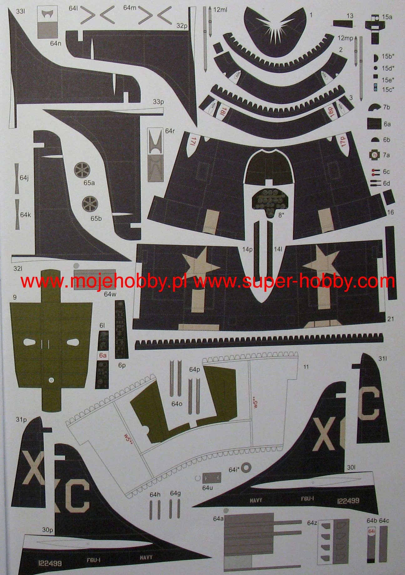 Answer KH8-2015 Amerykański Myśliwiec Vought F6U-1 Pirate - Image 8